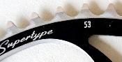 MICHE SUPERTYPE CHAINRING - 53  - Plateau  BCD 135