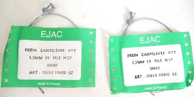 2 BRAKE CABLES EJAC CANTILEVER - Cables de frein 0.40