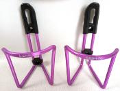 2 ALU LUMA BOTTLE CAGES - 2 Porte bidons alus