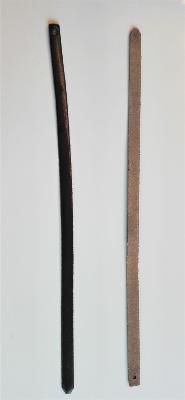 LEATHER STRAPS - Lanières cuir Noire