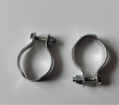 2 ALUMINUM BOTTLE CAGE CLAMPS - 2 Colliers porte bidon alu