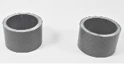 2 STRONGLIGHT CARBON SPACERS 1"1/8 - 2 Entretoises carbones 5 /10 /15 ou 20 mm - 28.6mm diametre