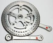 PEUGEOT  CRANKSET - 170 - 45/52- Pedalier aluminium 9/16x20F