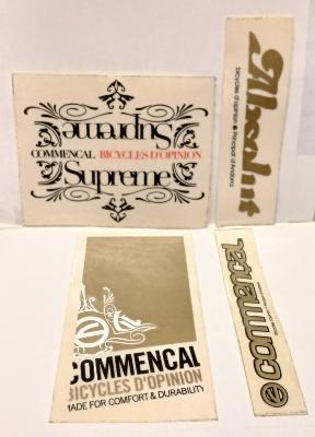 4 COMMENCAL STICKERS  - 4 Autocollants Commencal absolut