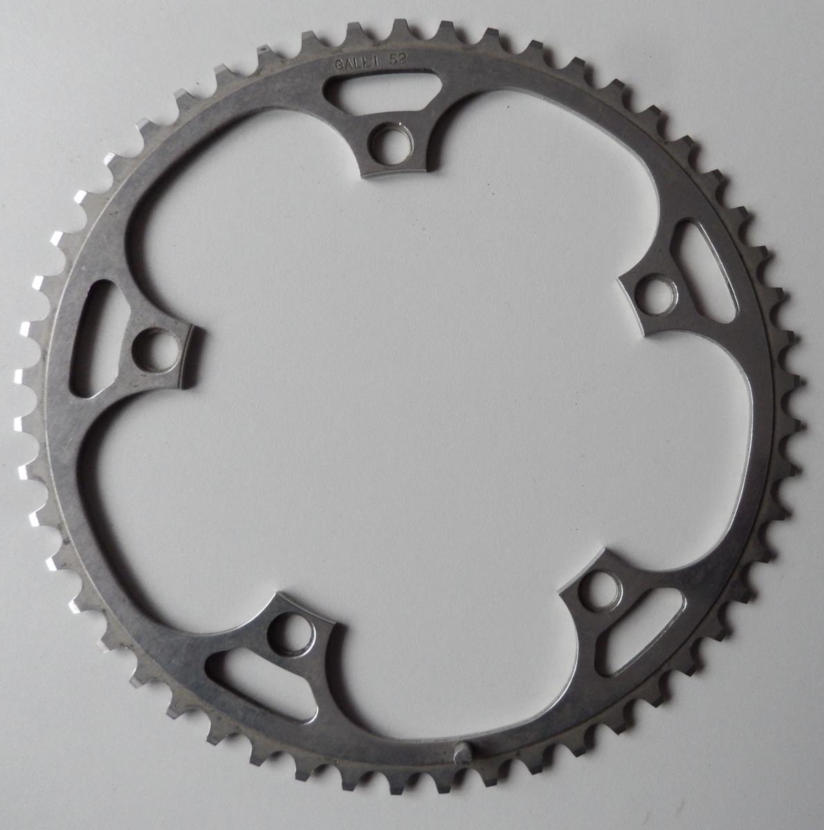 GALLI ALUMINIUM CHAINRING 52 - Plateau alu BCD 144