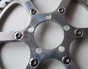 T.A CYCLOTOURITE ALUMINUM CHAINRINGS 50 42 - Plateaux alu