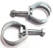 2 BRAKE LEVER CLAMPS - 2 Colliers levier frein