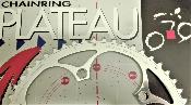 T.A ALUMINIUM CHAINRING - 38 - Plateau alu BCD 130 (Shimano)