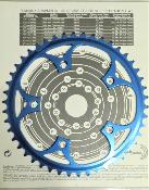 T.A ALUMINIUM CHAINRING - 46 - Plateau alu BCD 110