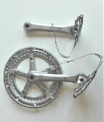 SHIMANO 600 AX AERO CRANKSET   - 170 - 52/42 T-  Pedalier + Pedales