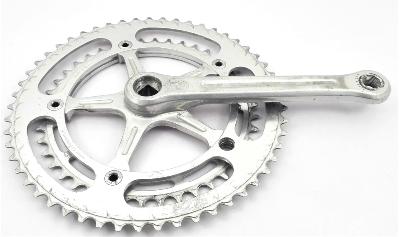 CAMPAGNOLO  CRANKSET ARM 172.5 mm + 2CHAINRINGS -  53 / 42 T  - Manivelle Droite +  2 Plateaux