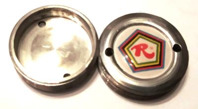 ALUMINIUM ROSSIN STYLE CRANKSET DUST CAPS - Bouchon de manivelle