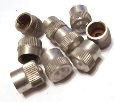 ALLOY BRASS VALVE CAPS - 4 Bouchons de valve aluminium.