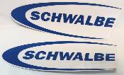 2 SCHWALBE STICKERS  - 2 Autocollants 30cm.