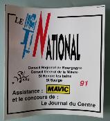 STICKER - 1 Autocollant Cyclosportive 91 LE NATIONAL