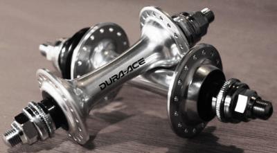 SHIMANO DURA ACE TRACK HUBS -28T - Paire de moyeux piste HB-7710