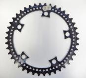 ALUMINIUM BLACK CHAINRING STRONGLIGHT 105 BIS - 43 - Plateau noir alu BCD 122