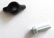 2 HURET DERAILLEUR LEVER WINGNUTS - 2 Ecrous papillon plastic