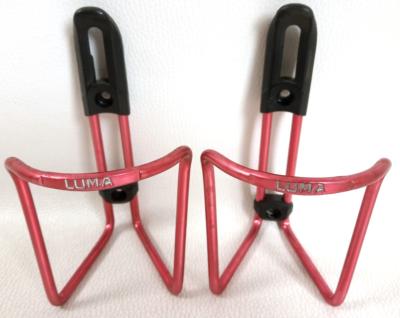 2 ALU LUMA BOTTLE CAGES - 2 Porte bidons alus