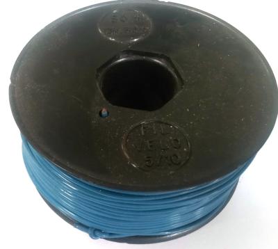 5 BLUE METER ELECTRIC WIRE 5/10 - 5 metres fil electrique bleu 5/10