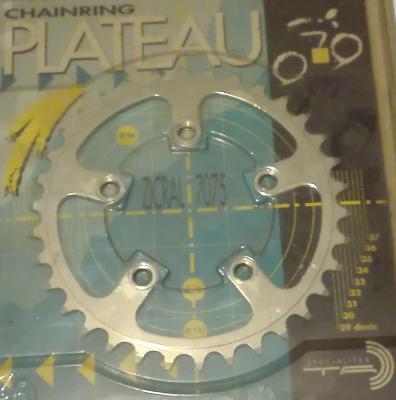  T A ALUMINIUM CHAINRING -34- Plateau alu BCD 74