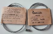 2 BRAKES CABLES INDECA PEUGEOT / CLB - Cables de frein 1.36m