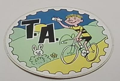 T.A  STICKER - 1 Autocollant