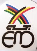 1 EDDY MERCKX STICKER  - 1 Autocollant tube de direction