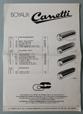 CATALOGUE - BOYAUX CANETTI
