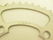 OFMEGA OLD ALUMINIUM CHAINRING - 52 - Plateau alu BCD 118