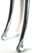 CHROMED STEEL FORK - GABEL - Fourche 700 course chromée