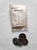 2 HURET 1856 lever parts - 2 rondelles leviers 