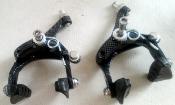  CARBON STYLE BRAKES - Etriers de frein alu look carbone