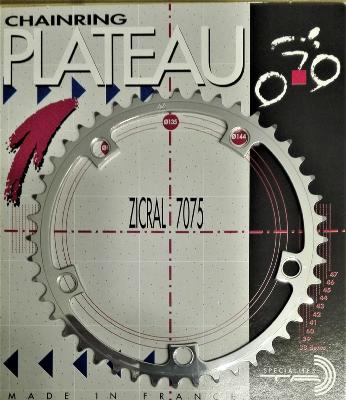 T.A ALUMINIUM CHAINRING - 44 - Plateau alu BCD 135