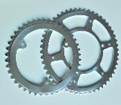  T.A  RANDONNEUR ALUMINUM DOUBLE CHAINRING -52 / 42 - Doubles plateaux Plateau alu BCD 130 