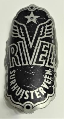 BICYCLE RIVEL HEAD BADGE - Plaque de cadre