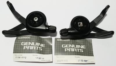 SHIMANO MTB DERAILLEURS LEVERS - P. manettes de dérailleurs 3x7 vitesses 64W9801