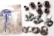  6 T.A CYCLOTOURIME CHAINRING BOLTS - 6 Vis assemblage plateaux