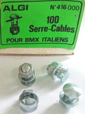 4 BRAKE CABLE SCREWS - 4 Serrages de cable