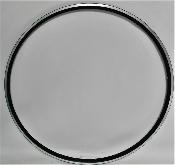 1 ALUMINIUM BLACK TIRE ALU 28" RIM - 700 - 24 -1  Jante pneu alu