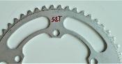  NERVAR ALUMINIUM CHAINRING - 52 - Plateau alu BCD 122