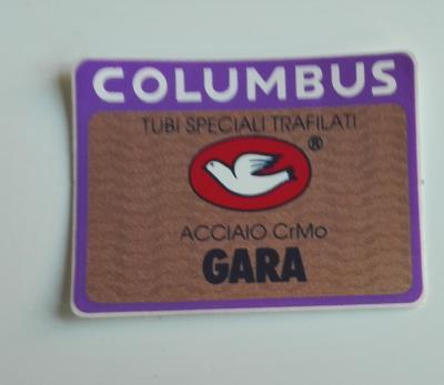 COLUMBUS FODERI GARA STICKER - Autocollant serie de tubes