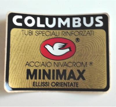 COLUMBUS MINIMAX STICKER - Autocollant serie de tubes