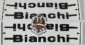 3 BIANCHI STICKERS  - 3 Autocollants Bianchi