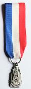 MEDAILLE ruban épingle veston 4 cm bleu/blanc/rouge