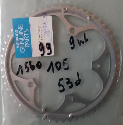 SHIMANO 105 SG  ALUMINIUM CHAINRING - 53 - Plateau alu BCD 130