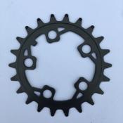 STEEL BLACK CHAINRING - 22 - Plateau alu BCD 58 mm