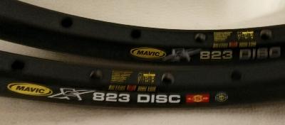MAVIC XE 823 DISC ALU 26 - 2 Jantes VTT pneus 32 trs neuves
