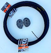 2  MAXXIS Bmx 20X1 3/8 Noirs  + 2 chambres à air