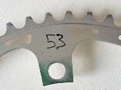 CHAINRING - 53  - Plateau  BCD 144 gravé